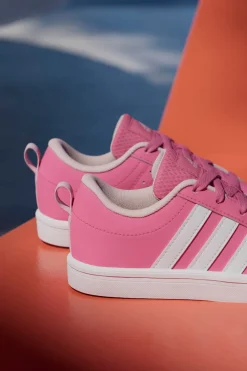 Sneakers rosa con strisce bianche in materiale riciclato VS Pace 2.0 K-ADIDAS Outlet