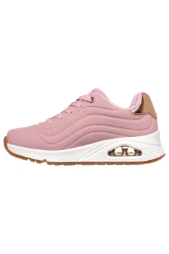 Sneakers rosa con suola ad aria e Memory Foam Uno Gen1 Shimmer Wave-SKECHERS New