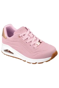 Sneakers rosa con suola ad aria e Memory Foam Uno Gen1 Shimmer Wave-SKECHERS New