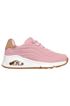 Sneakers rosa con suola ad aria e Memory Foam Uno Gen1 Shimmer Wave-SKECHERS New