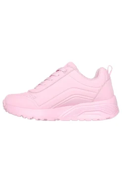 Sneakers rosa con zip laterale e platform Uno Lite Easy Zip-SKECHERS New