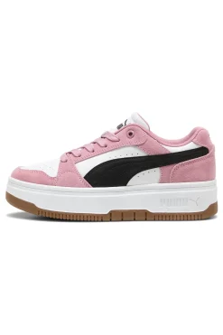 Sneakers rosa e bianche suola flatform Rebound Femme Low SD SoftFoam-PUMA Clearance