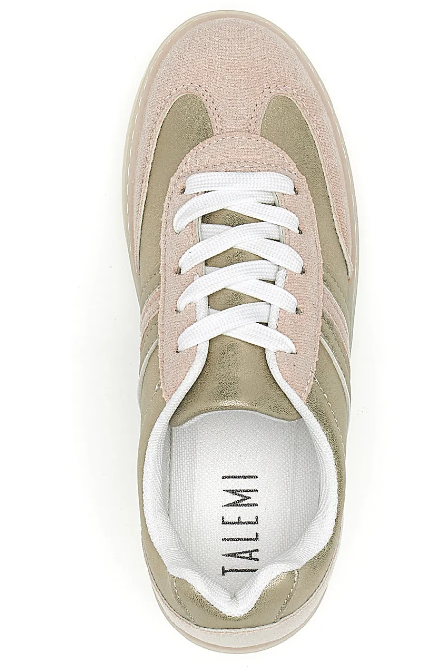 Sneakers Rosa e Oro con Suola in Gomma 23786-TALEMI New