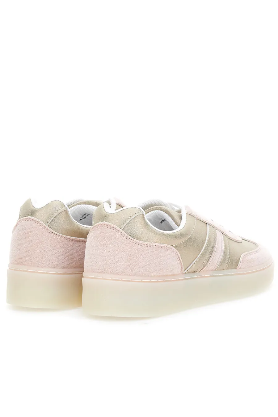 Sneakers Rosa e Oro con Suola in Gomma 23786-TALEMI New