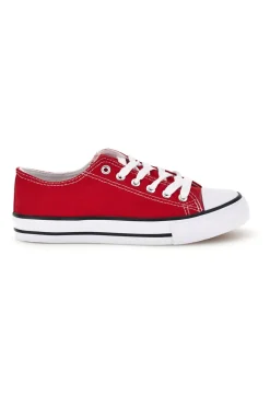 Sneakers in tela stringate basse 8011-2T2L Outlet