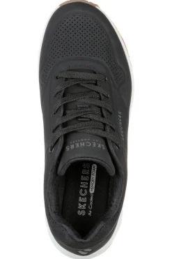 Sneakers Uno Stand On Air Nere e Bianche-SKECHERS New