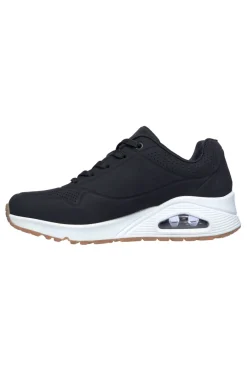 Sneakers Uno Stand On Air Nere e Bianche-SKECHERS New