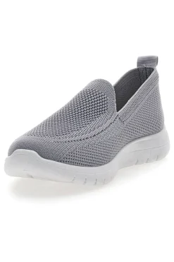 Sneakers Slip On Grigie in Tessuto Me & Me 06-ME u0026 ME Best