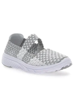 Sneakers Slip-on 9610 Bianche e Grigie-OVERLAND Online
