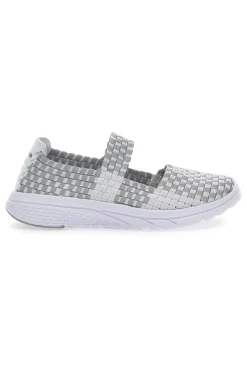 Sneakers Slip-on 9610 Bianche e Grigie-OVERLAND Online