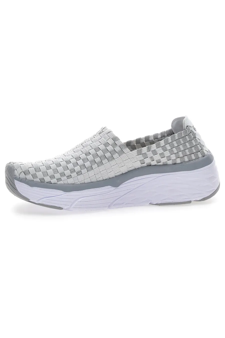 Sneakers Slip-on 9620 Bianche e Grigie-OVERLAND Clearance