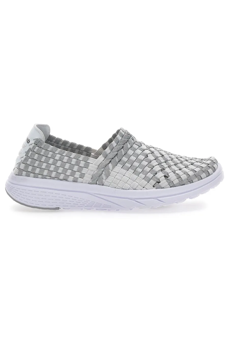 Sneakers Slip-on 640 Bianche e Grigie-OVERLAND Best
