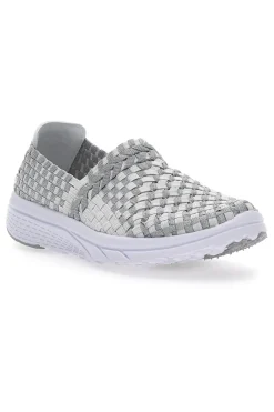 Sneakers Slip-on 640 Bianche e Grigie-OVERLAND Best