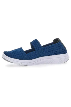 Sneakers Slip-on 9610 Blu-OVERLAND Outlet
