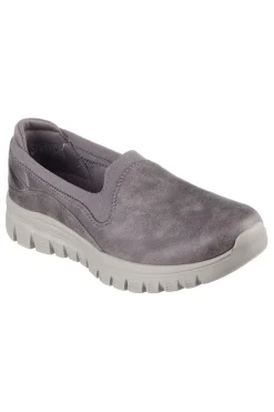 Sneakers Slip On Vegan Taupe GRACEFUL LEANING IN-SKECHERS Online