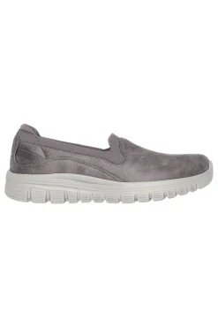 Sneakers Slip On Vegan Taupe GRACEFUL LEANING IN-SKECHERS Online
