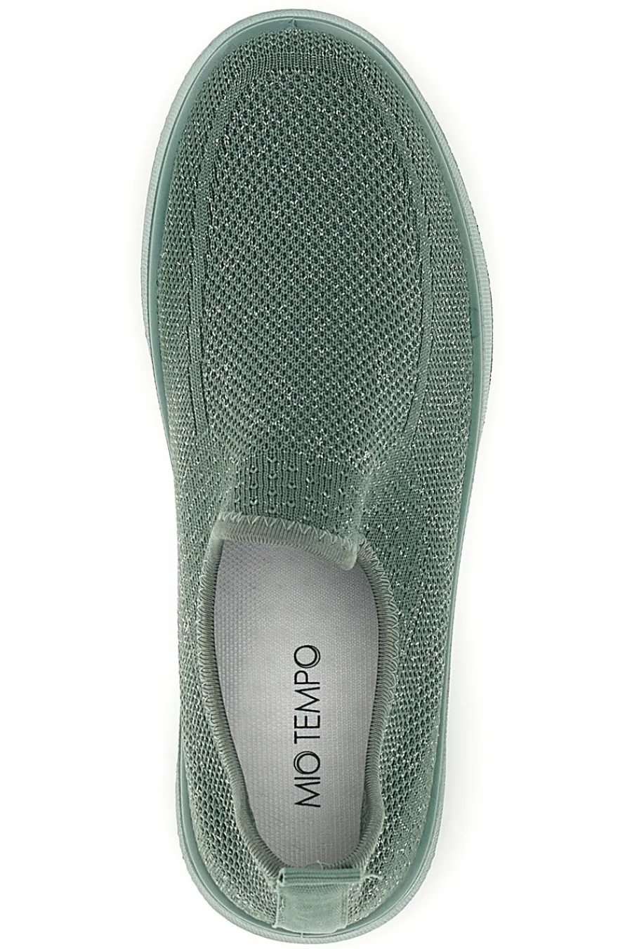 Sneakers slip on verdi in tessuto traforato tf2508059-MIO TEMPO Hot