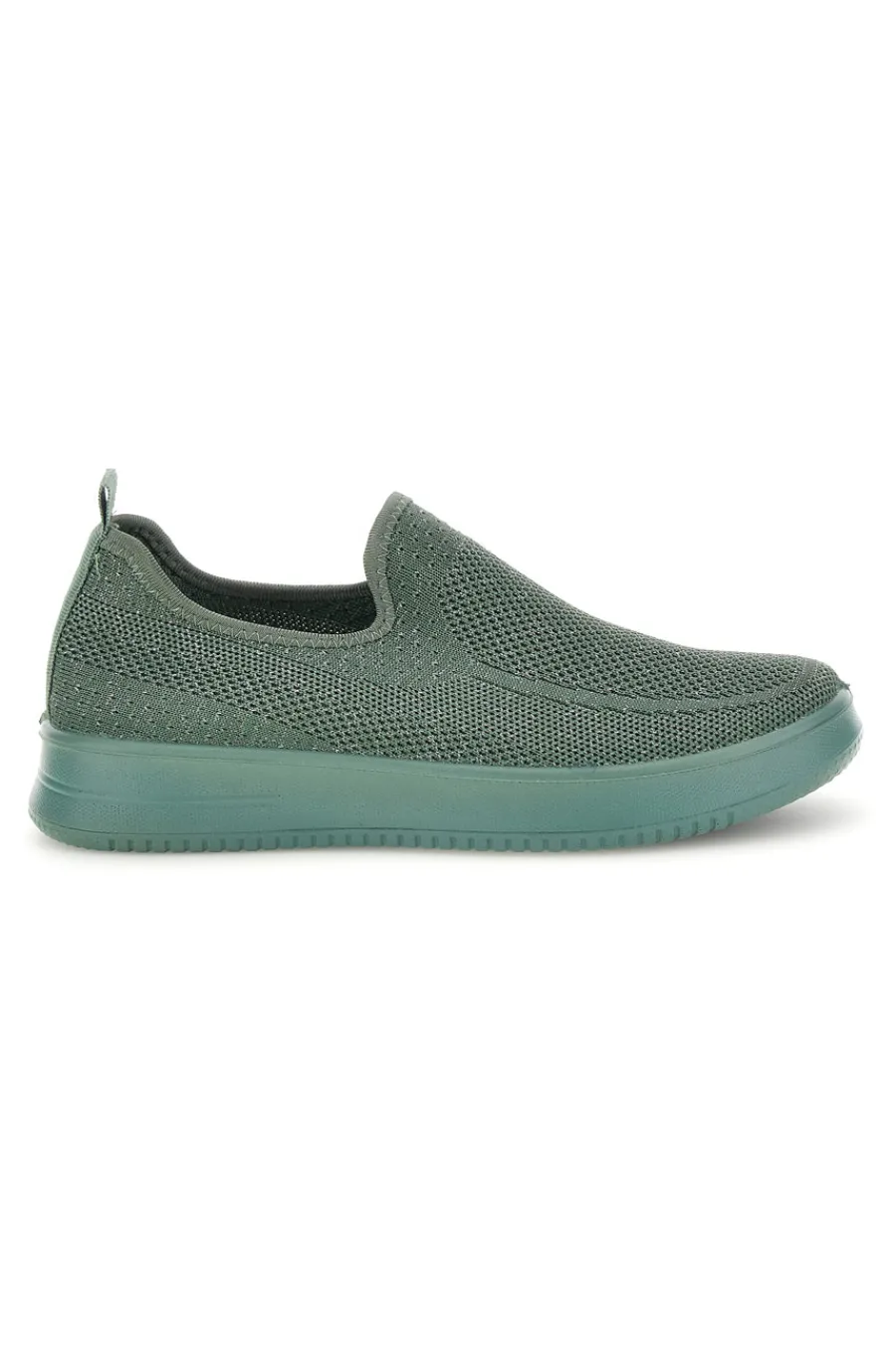 Sneakers slip on verdi in tessuto traforato tf2508059-MIO TEMPO Hot