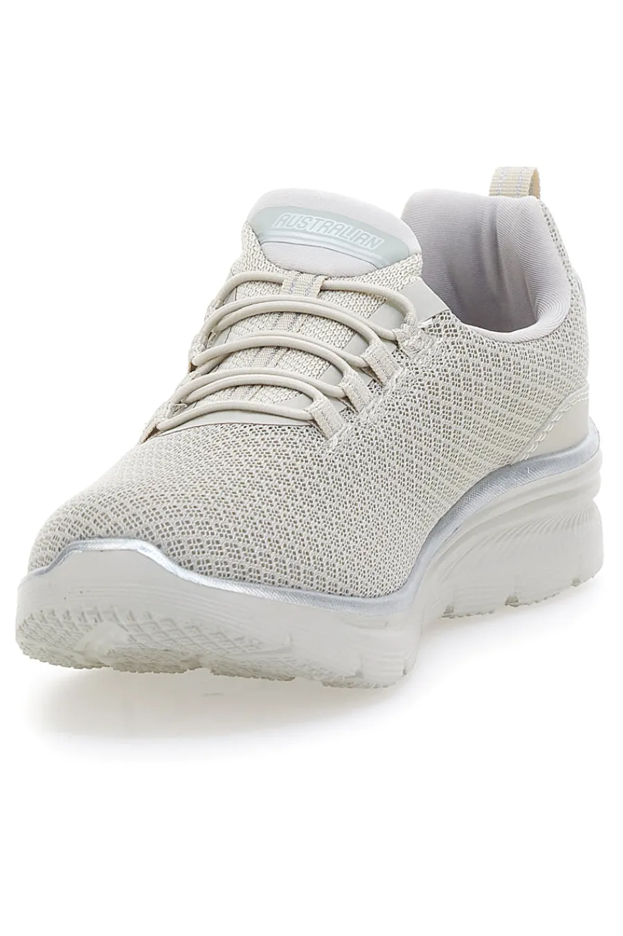 Sneakers Sportive Beige con Tomaia in Mesh AU24W513-AUSTRALIAN Hot