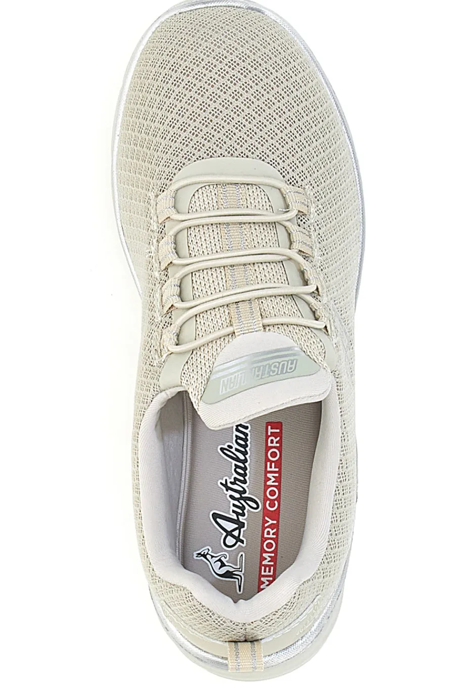 Sneakers Sportive Beige con Tomaia in Mesh AU24W513-AUSTRALIAN Hot