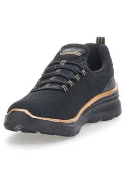 Sneakers Sportive Nere con Dettagli Oro Rosa AUX2W505-AUSTRALIAN Sale