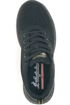Sneakers Sportive Nere con Soletta Memory Foam AU24W513-AUSTRALIAN Discount