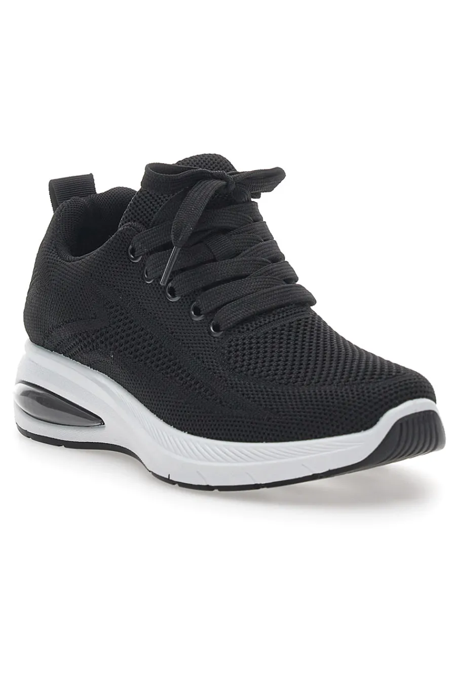 Sneakers Sportive Nere con Tomaia in Mesh THE TF68-FIRST ACTIVE