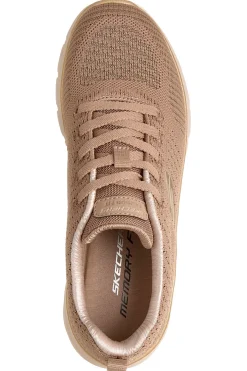 Sneakers taupe in knit con Memory Foam Fashion Fit 2.0 Moonlight Glow-SKECHERS Clearance