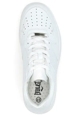 Sneakers total white traforate in materie sintetiche EV713-EVERLAST Discount