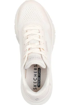 Sneakers Vegan Bianche con Platform Uno Flex - Spring On Air-SKECHERS Online