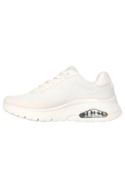 Sneakers Vegan Bianche con Platform Uno Flex - Spring On Air-SKECHERS Online