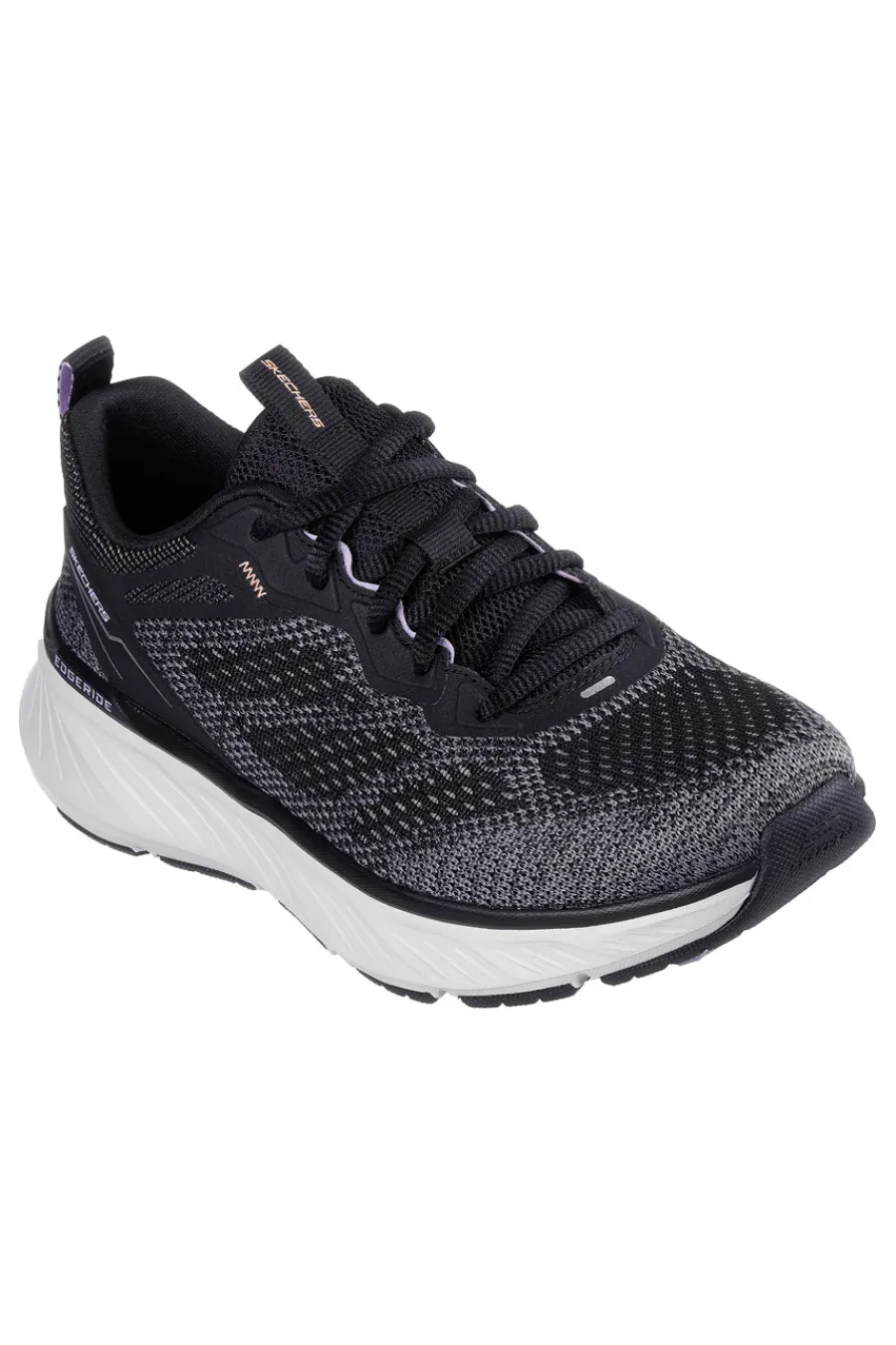 Sneakers Vegane Nere Relaxed Fit®: Edgeride - Power Flow-SKECHERS