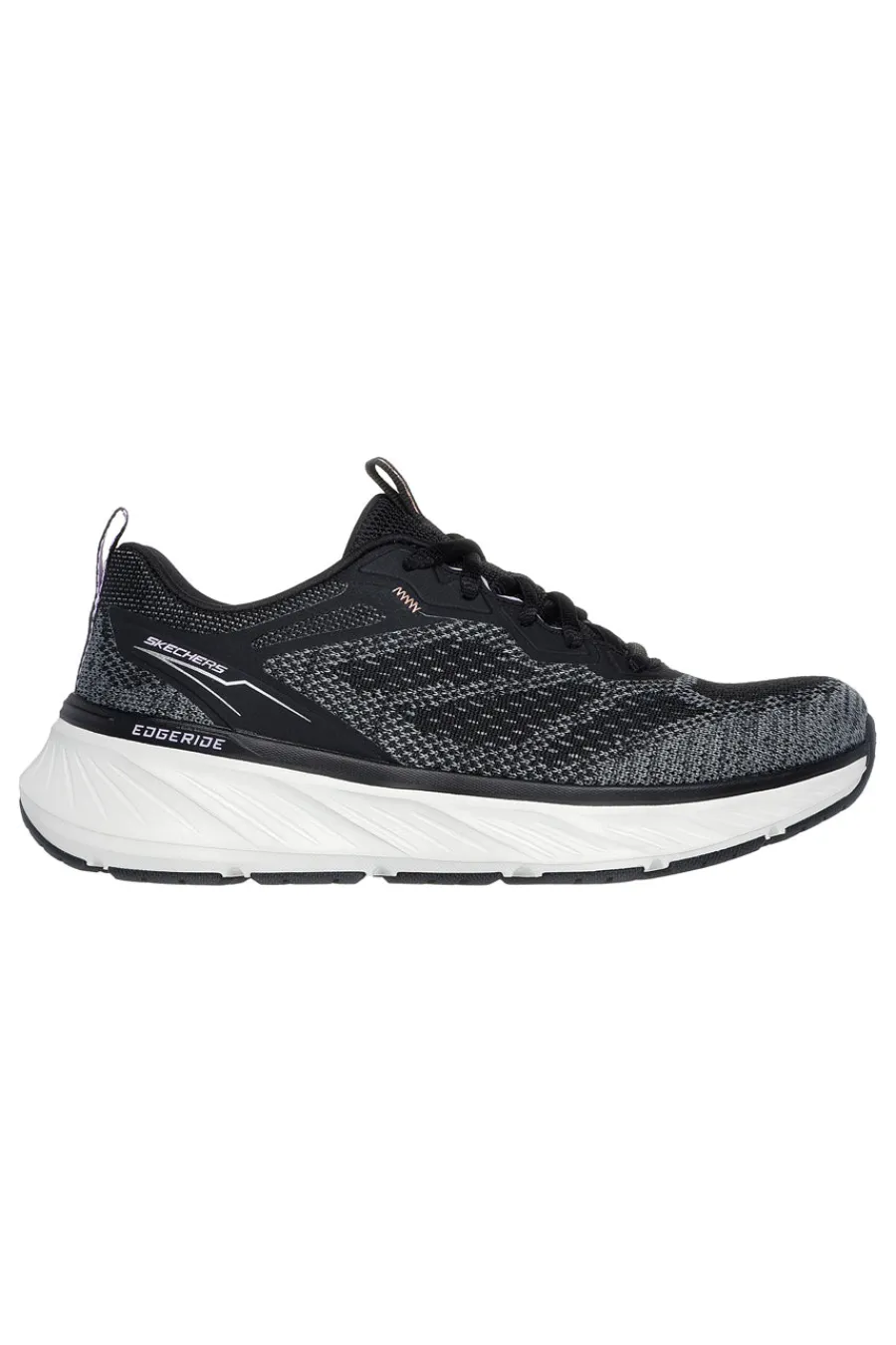 Sneakers Vegane Nere Relaxed Fit®: Edgeride - Power Flow-SKECHERS