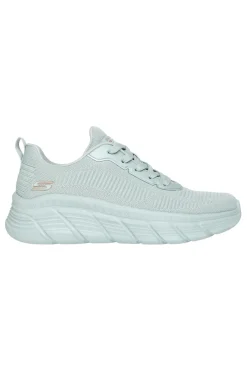 Sneakers verde salvia in knit con Memory Foam Bobs B Flex Hi Flying Hi-SKECHERS New