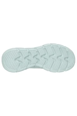 Sneakers verde salvia in knit con Memory Foam Bobs B Flex Hi Flying Hi-SKECHERS New