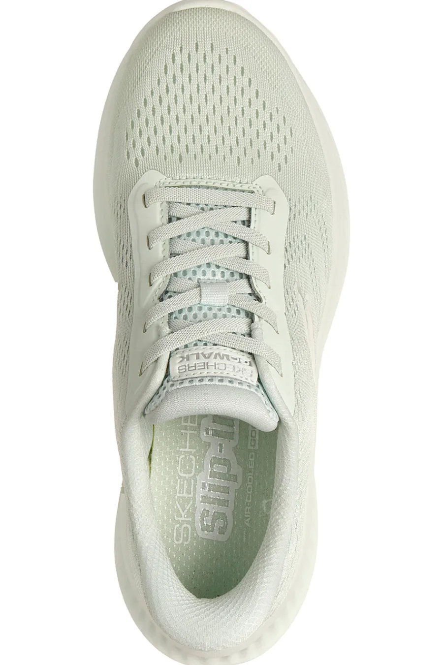 Sneakers verde salvia in mesh con Slip-Ins e Goga Mat Go Walk Now Khloe-SKECHERS Online