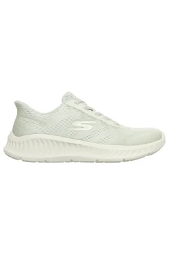Sneakers verde salvia in mesh con Slip-Ins e Goga Mat Go Walk Now Khloe-SKECHERS Online
