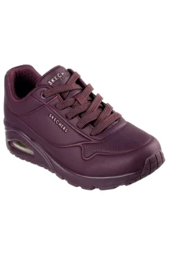 Sneakers viola con suola ammortizzata Air-Cooled Memory Foam Uno Stand On Air-SKECHERS Outlet