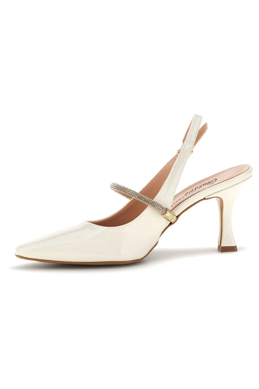 Spitze beige Pumps mit Riemen 8330-PITTARELLO COUTURE Hot