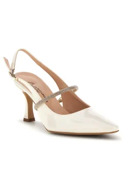 Spitze beige Pumps mit Riemen 8330-PITTARELLO COUTURE Hot