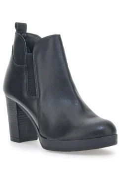 Stivaletti Ankle Boots 302 Nero Vera Pelle-PITTARELLO CLASS