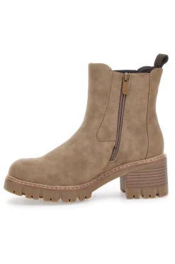 Stivaletti Beige Chelsea Con tacco a Blocco 6-ALTEMBERG Online