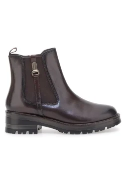 Stivaletti Chelsea Bordeaux con Tomaia in Pelle 2413-MIO TEMPO Discount