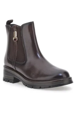 Stivaletti Chelsea Bordeaux con Tomaia in Pelle 2413-MIO TEMPO Discount