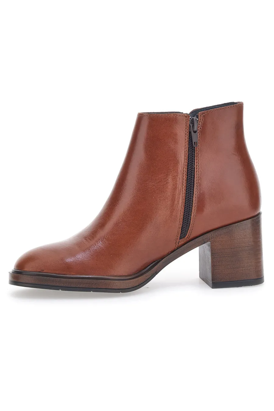 Stivaletti Cognac Vera Pelle Look 2441769-PITTARELLO Sale
