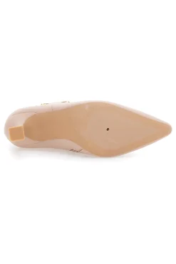 Stivaletti con Tacco Nude B8830Q10 da Donna-MON DIEU Online
