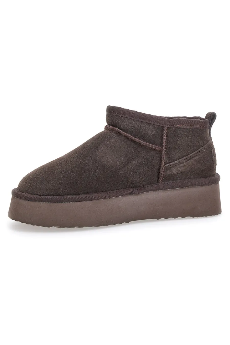 Stivaletti Flatform in Vera Pelle Scamosciata con Pelo Pittarello Wow 3547-WOW PITTARELLO Best