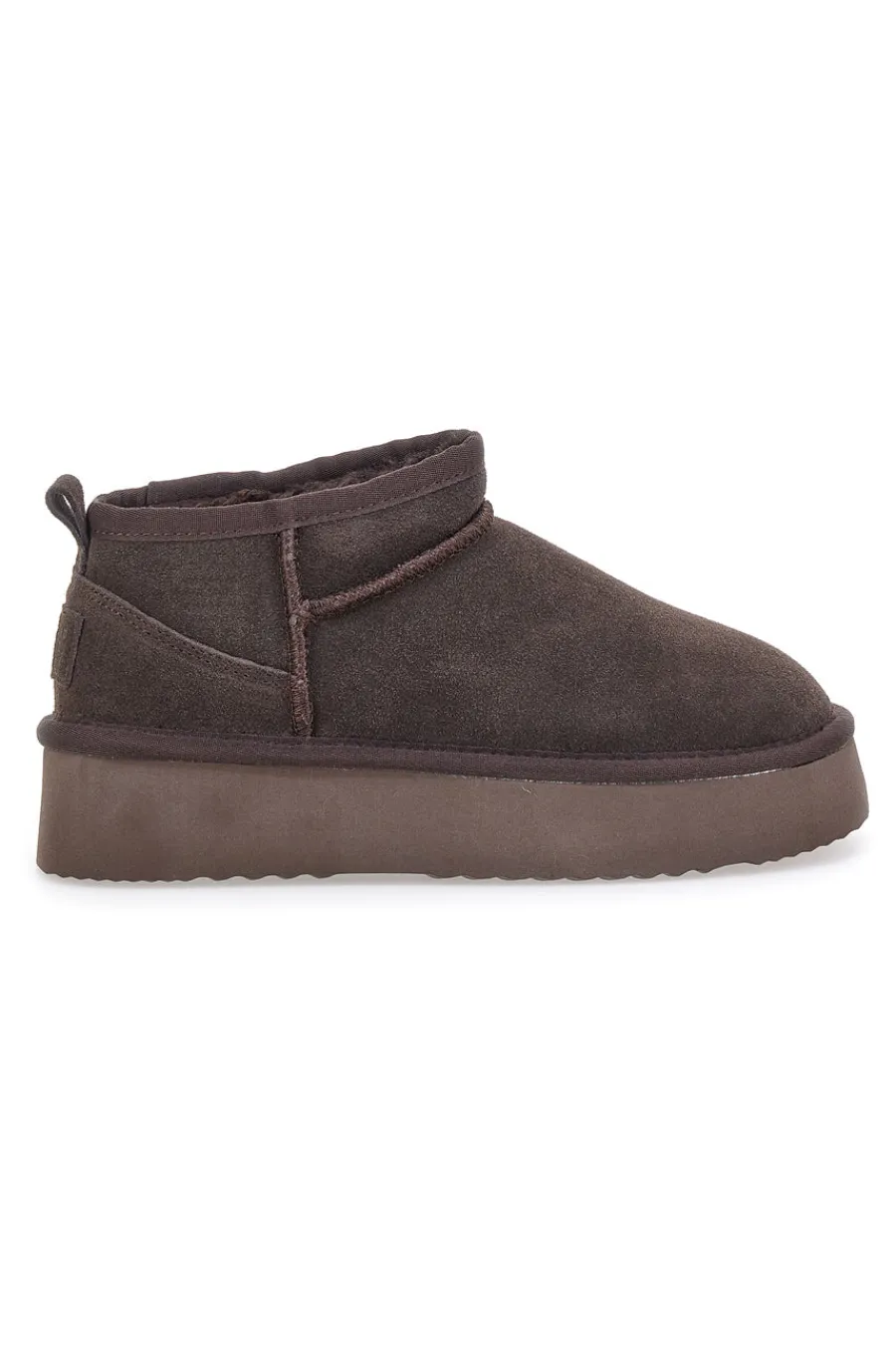 Stivaletti Flatform in Vera Pelle Scamosciata con Pelo Pittarello Wow 3547-WOW PITTARELLO Best