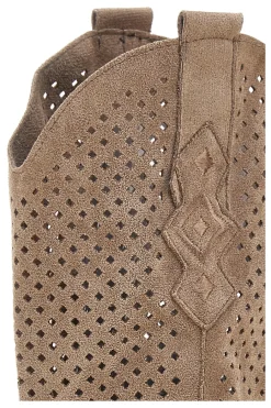 Stivaletti Khaki Con Cerniera P549-FIRST LADY Online
