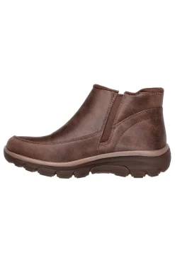Stivaletti marroni con zip e Memory Foam Easy Going Into Fall-SKECHERS Clearance